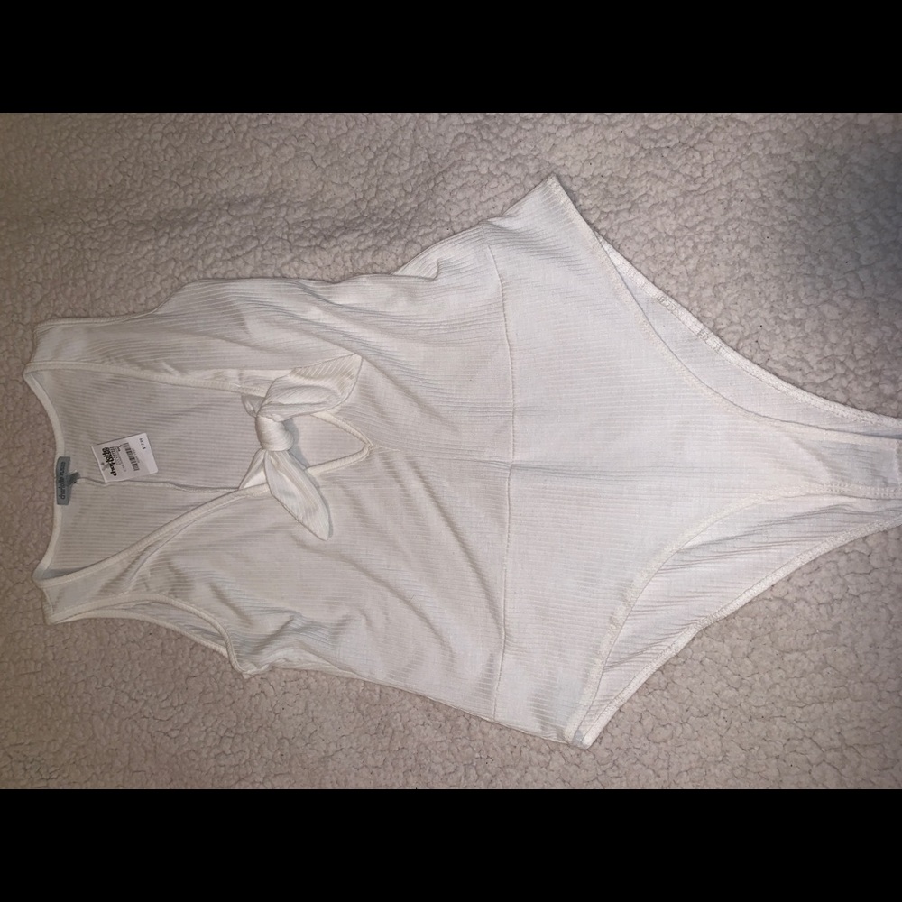 Charlotte Russe Large white body suit